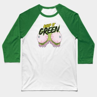 Green Eyes Baseball T-Shirt